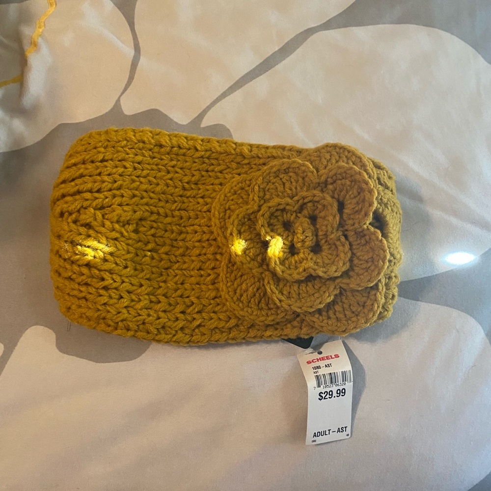 Winter knit headband